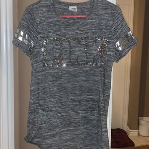 Silver sequin PINK shirt